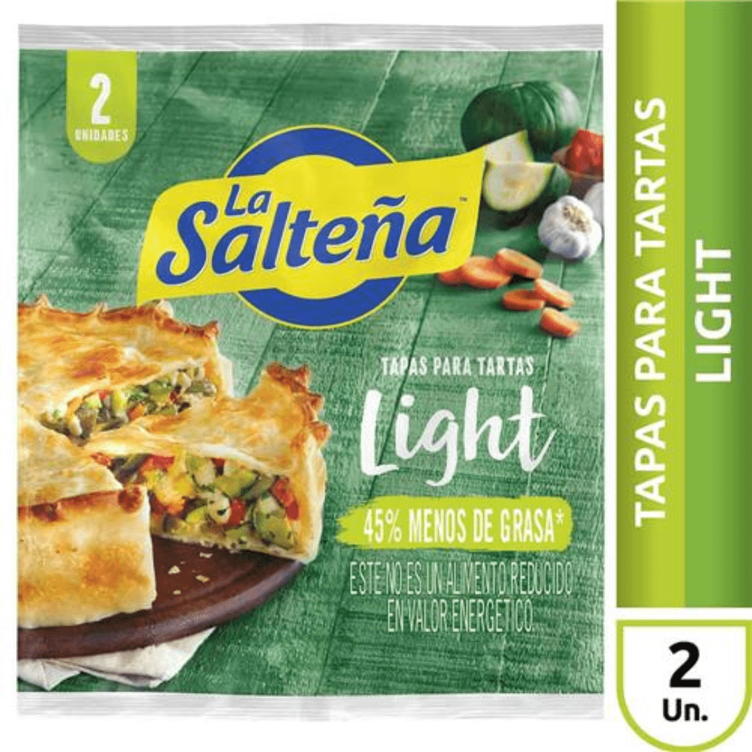 Tapas P/ Pascualina La Salteña Light 400gr