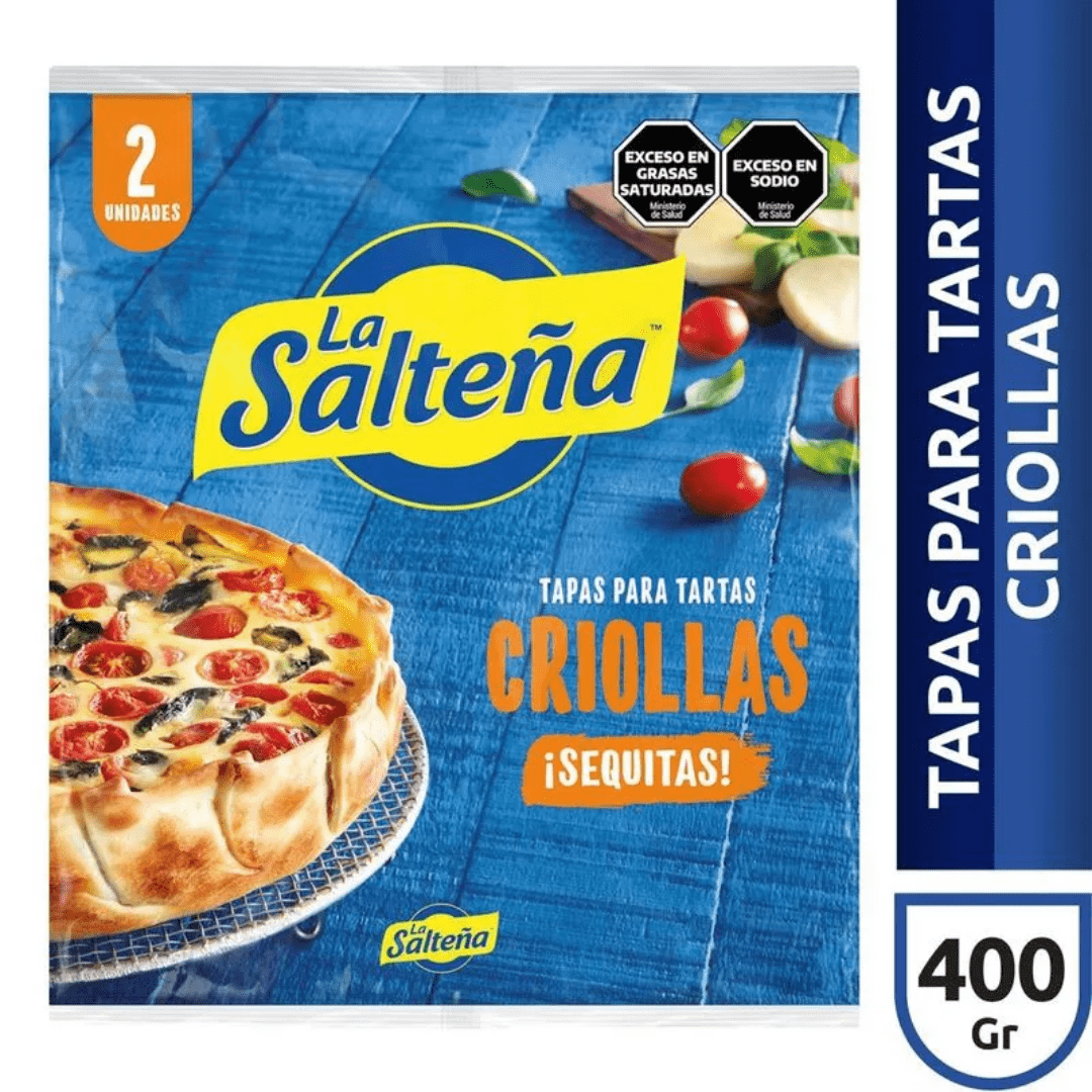 Tapa Pascualina Criolla Mas Crocante La Salteña 400gr