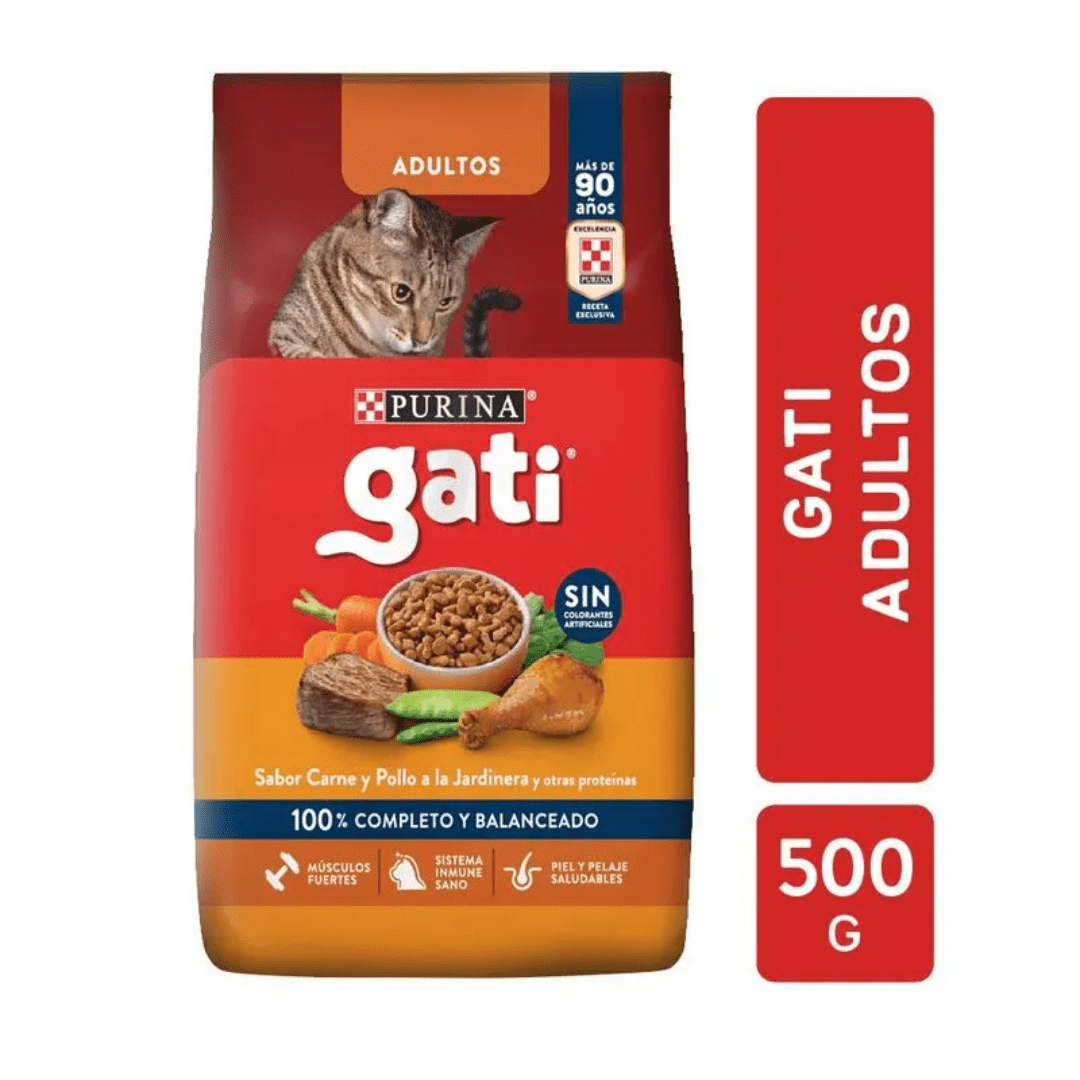 Alimento Para Gato Adulto Carne & Pollo 500gr