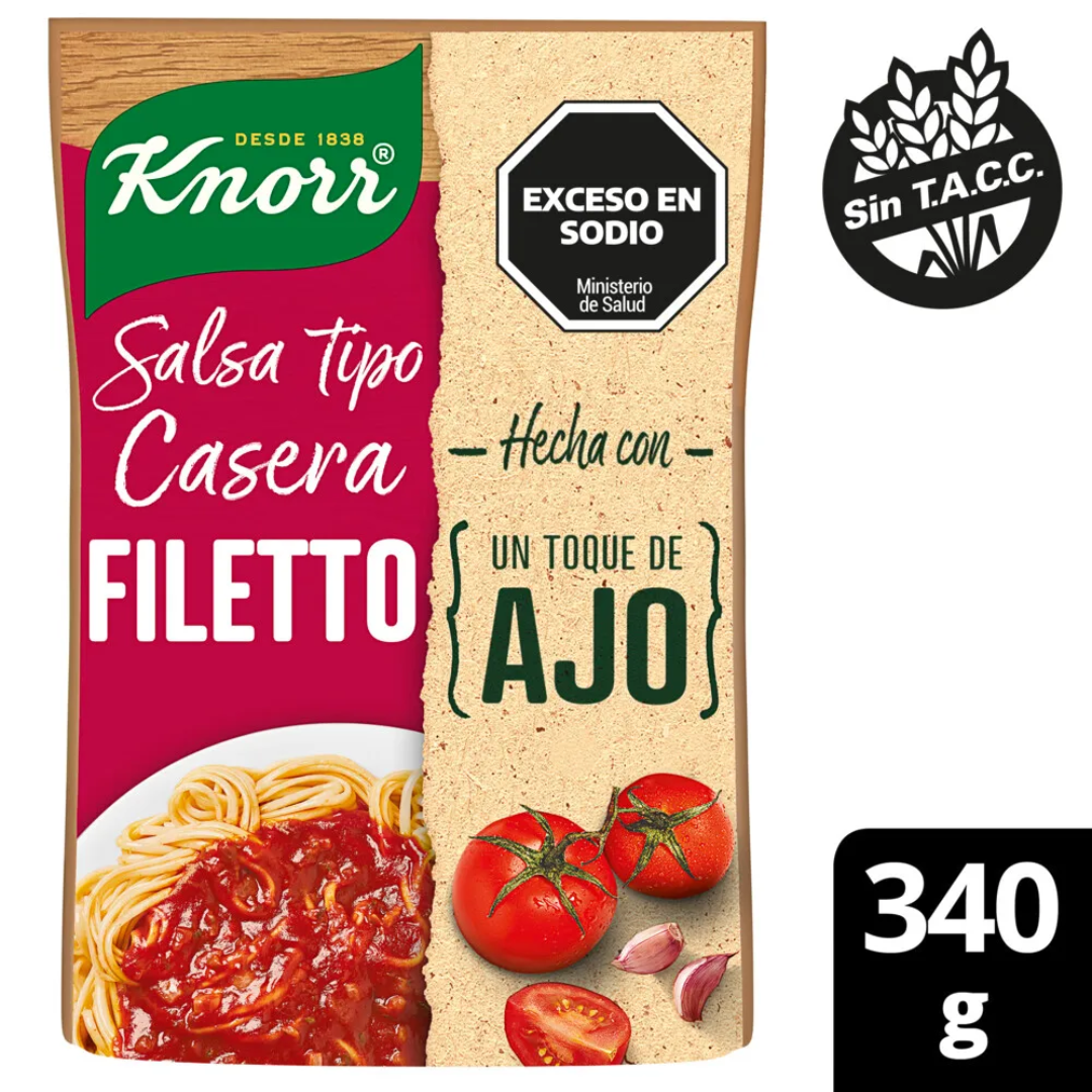 Salsa Knorr Filetto 340g
